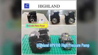 محلول هاروستر پمپ پیستونی محوری Highland HPV110 42MPa