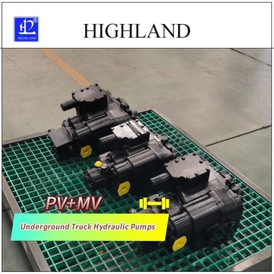 پمپ های هیدرولیکی کامیون زیرزمینی آهن ریخته شده PV22 MV23 با حداکثر جابجایی و یک سال گارانتی