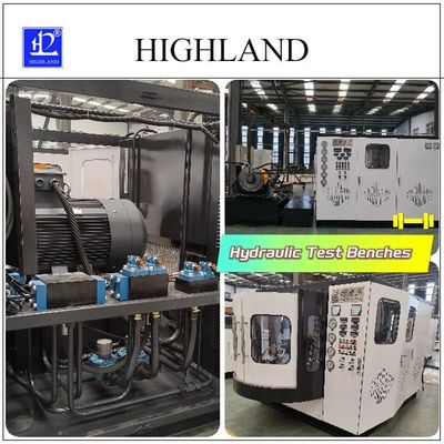 دستگاه آزمایش بنک های تست هیدرولیک 500 لیتری در دقیقه جریان 42 Mpa فشار برای پمپ ها و موتورها