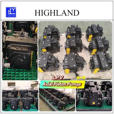 پمپ پیستونی محوری Highland HPV110-MA-L-23 110ml/r با جابجایی متغیر با راندمان بالا برای درایو کمباین هاورستر
