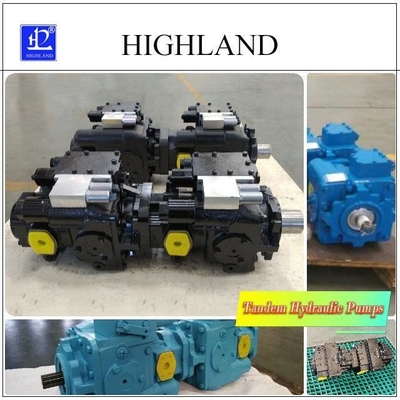 پمپ های هیدرولیک پشت سر هم طرح Swash Plate برای عملکرد روان