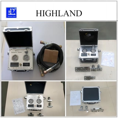 کیت گیج تست جریان هیدرولیک که برای اندازه گیری جریان بیل مکانیکی استفاده می شود