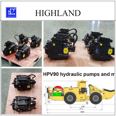 پمپ های هیدرولیکی هیلند PV22 MV23 کامیون زیرزمینی توانایی قوی ضد آلودگی