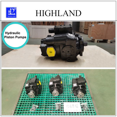 پمپ های پیستونی با جابجایی متغیر محوری سری HPV با نام تجاری Highland 42Mpa