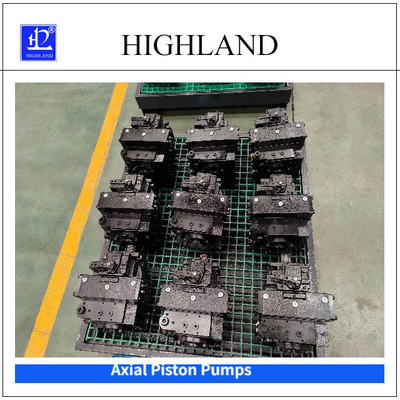 پمپ پیستون محوری با جابجایی متغیر هیدرولیک Highland LPV90 42Mpa