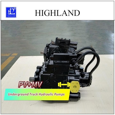 پمپ های هیدرولیک بادوام PV22+MV23 برای کامیون های زیرزمینی با پشتیبانی مادام العمر
