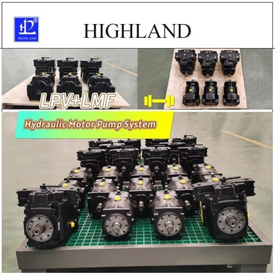 سیستم موتور پمپ هیدرولیک LPV90 LMF90 ماشین مخلوط سیمان سفارشی