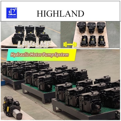 HIGHLAND ماشین خرد کردن هائیدرولیک پمپ موتور سیستم محوری ساختار