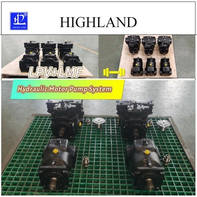 HIGHLAND ماشین خرد کردن هائیدرولیک پمپ موتور سیستم محوری ساختار