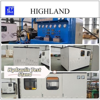 HIGHLAND 35 Mpa هیدرولیک تست استند برای چرخنده حفاری رینگ تست ماشین هیدرولیک