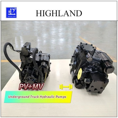 پمپ های هیدرولیکی کامیون زیرزمینی آهن ریخته شده PV22 MV23 با حداکثر جابجایی و یک سال گارانتی