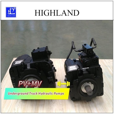 PV22 MV23 زیرزمینی کامیون پمپ های هیدرولیک فولاد ریخته خانه حداکثر جابجایی