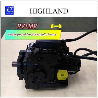 PV22 MV23 زیرزمینی کامیون پمپ های هیدرولیک فولاد ریخته خانه حداکثر جابجایی
