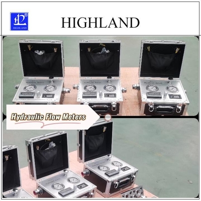 HIGHLAND هيدروليک قابل حمل تست کننده برای اندازه گیری دقیق تست جریان هیدرولیک