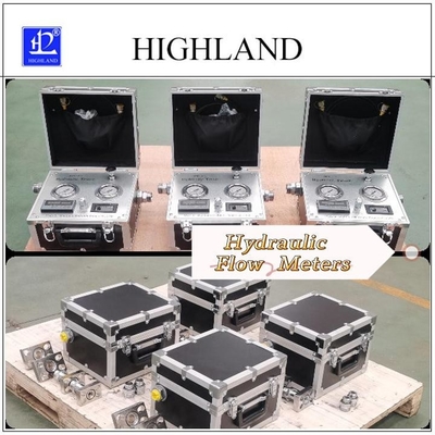 HIGHLAND هيدروليک قابل حمل تست کننده برای اندازه گیری دقیق تست جریان هیدرولیک