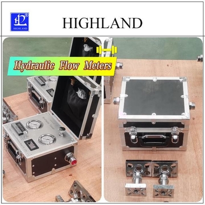 HIGHLAND هيدروليک قابل حمل تست کننده برای اندازه گیری دقیق تست جریان هیدرولیک