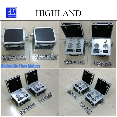 صفحه نمایش داده های HIGHLAND هيدرولیک فلومتر فشار حداکثر 420 بار برای مخلوط کننده سيمان