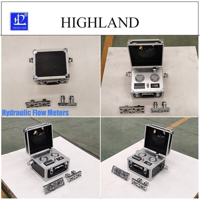 صفحه نمایش داده های HIGHLAND هيدرولیک فلومتر فشار حداکثر 420 بار برای مخلوط کننده سيمان