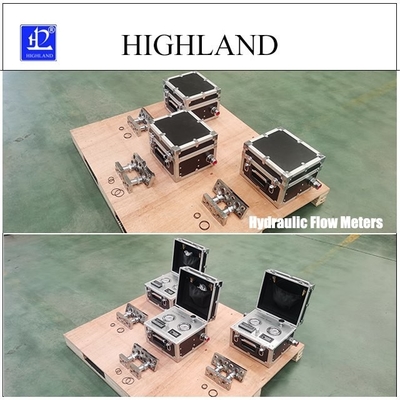HIGHLAND مخلوط کننده سیمان هائیدرولیک جریان سنج داده نمایش 400L / دقیقه میزان جریان تست