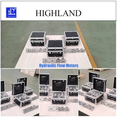 HIGHLAND مخلوط کننده سیمان هائیدرولیک جریان سنج داده نمایش 400L / دقیقه میزان جریان تست
