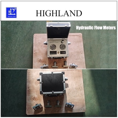 HIGHLAND اندازه گیری دقیق جریان نمایش داده های هایدرولیک تست کننده برای مخلوط کننده سیمان