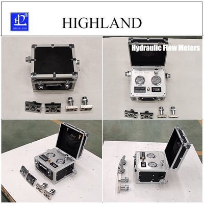 HIGHLAND اندازه گیری دقیق جریان نمایش داده های هایدرولیک تست کننده برای مخلوط کننده سیمان