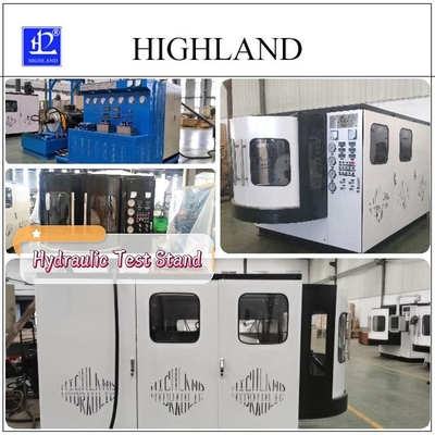 110 Kw هيدرولیک تست استیند نشان می دهد محل محلی با ساختار فشرده برای حفاری