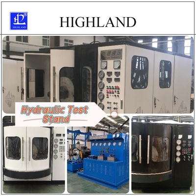 HIGHLAND تست پمپ های هیدرولیک و موتورهای هیدرولیک تست استند برای رینگ حفاری چرخش