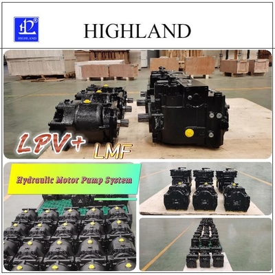 سیستم پمپ هیدرولیک موتور سری LPV90 برای ماشین برداشت برنج