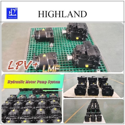 پمپ های پیستونی محوری هیدرولیک LPV90 با پمپ روغن شارژ
