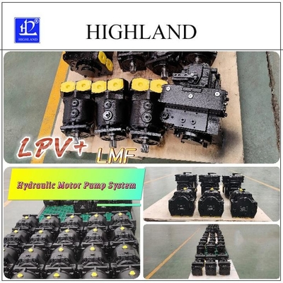 دستي و هیدرولیک کنترل متغیر محوري پمپ های پیستون 90ml/r LPV90 LMF90