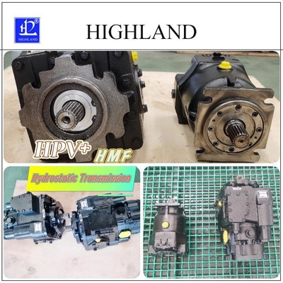 پمپ موتور هیدرولیک 176KW با قدرت مداوم با حداکثر جابجایی 130ml / R