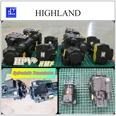 پمپ موتور هیدرولیک 176KW با قدرت مداوم با حداکثر جابجایی 130ml / R