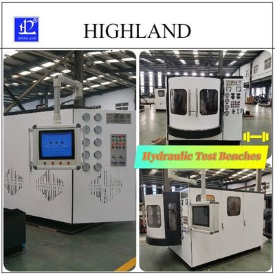 دستگاه آزمایش بنک های تست هیدرولیک 500 لیتری در دقیقه جریان 42 Mpa فشار برای پمپ ها و موتورها