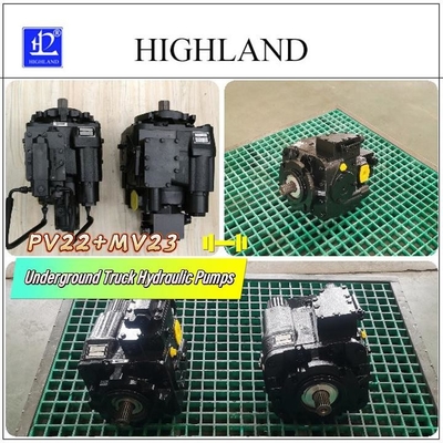 PV22 MV23 پمپ های هیدرولیکی کامیون زیرزمینی بهره وری بهبود یافته