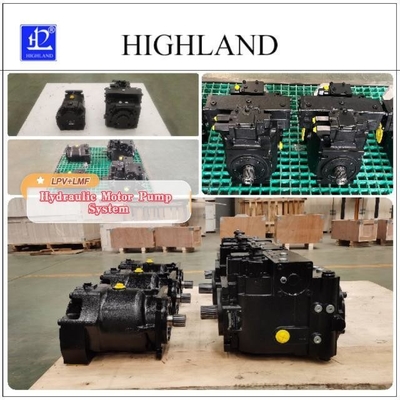 149kw سیستم پمپ موتور آهن ریخته در قاب پلائیوود قطعات هیدرولیکی بارگذاری دستی