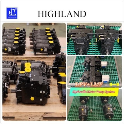 149kw سیستم پمپ موتور آهن ریخته در قاب پلائیوود قطعات هیدرولیکی بارگذاری دستی