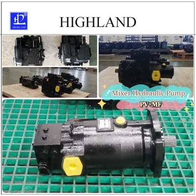 3200rpm سرعت مخلوط کننده سیمان پمپ پیستون هیدرولیک 35Mpa فشار نامی