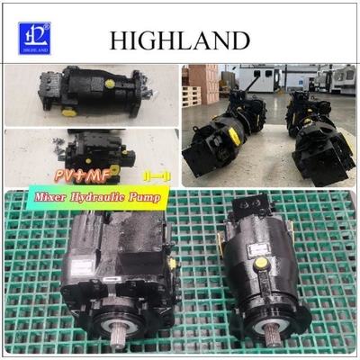 3200rpm سرعت مخلوط کننده سیمان پمپ پیستون هیدرولیک 35Mpa فشار نامی