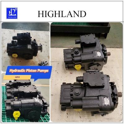 پمپ پیستونی محوری Highland HPV110-MA-R-23 110ml/r 42MPa فشار بالا برای سیستم هیدرولیک Agricultural Harvester