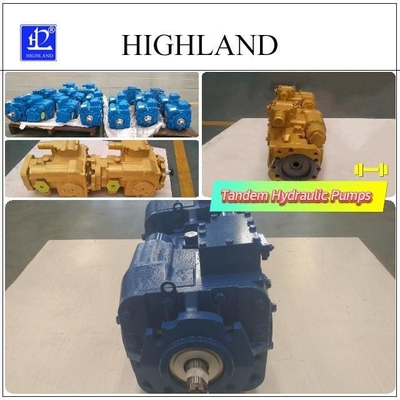 پمپ های هیدرولیک پشت سر هم طرح Swash Plate برای عملکرد روان