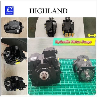 110cc/r پمپ پیستون هیدرولیک بارگذاری دستی برای خردکن موبایل